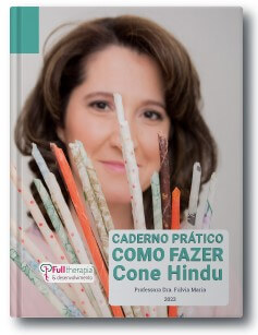 Caderno Prático como fazer Cone Hindu com segurança. Com lista do material necessário